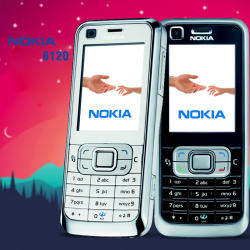 Nokia 6120 Mobile Phone,Black